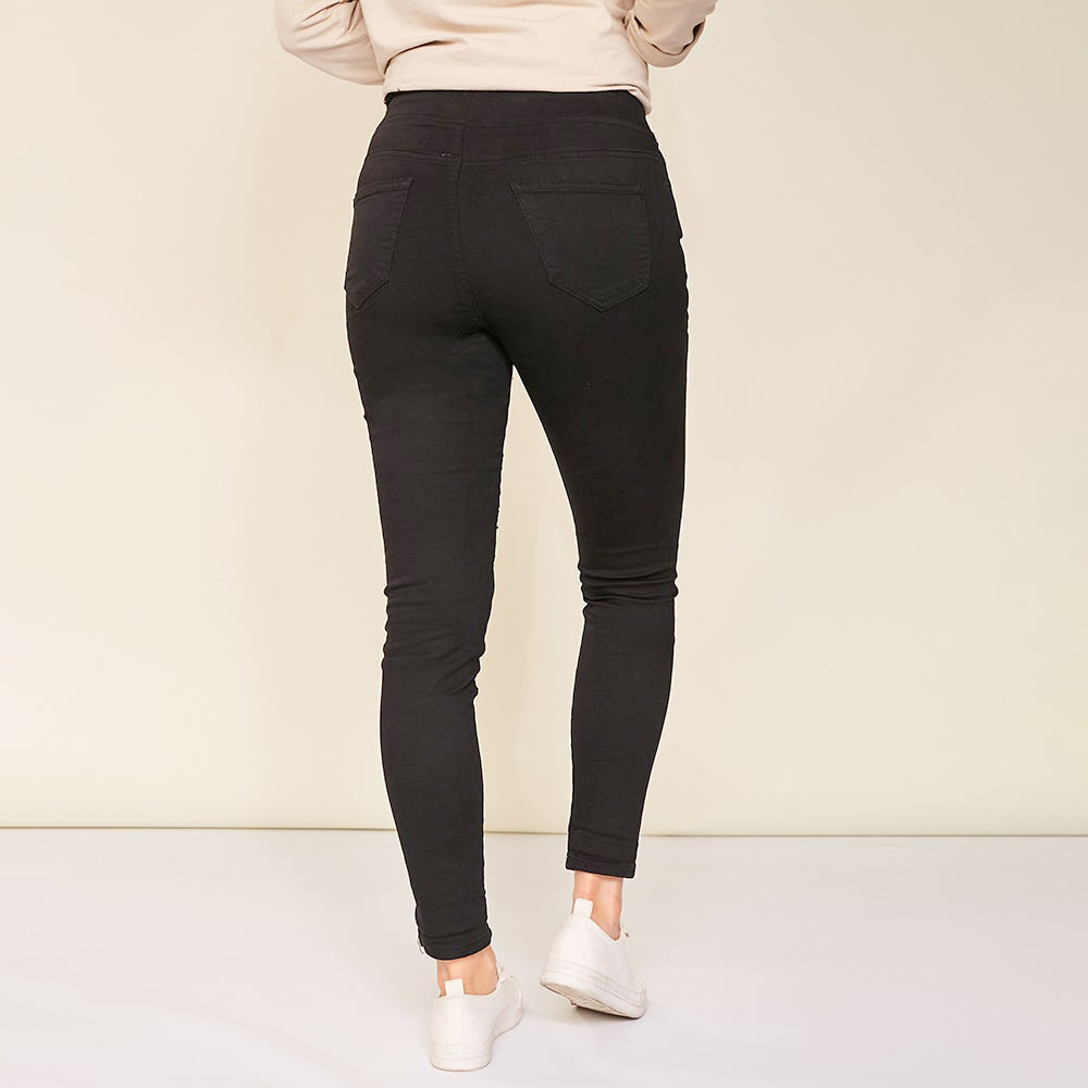 Kellie Biker Jeans (Black)