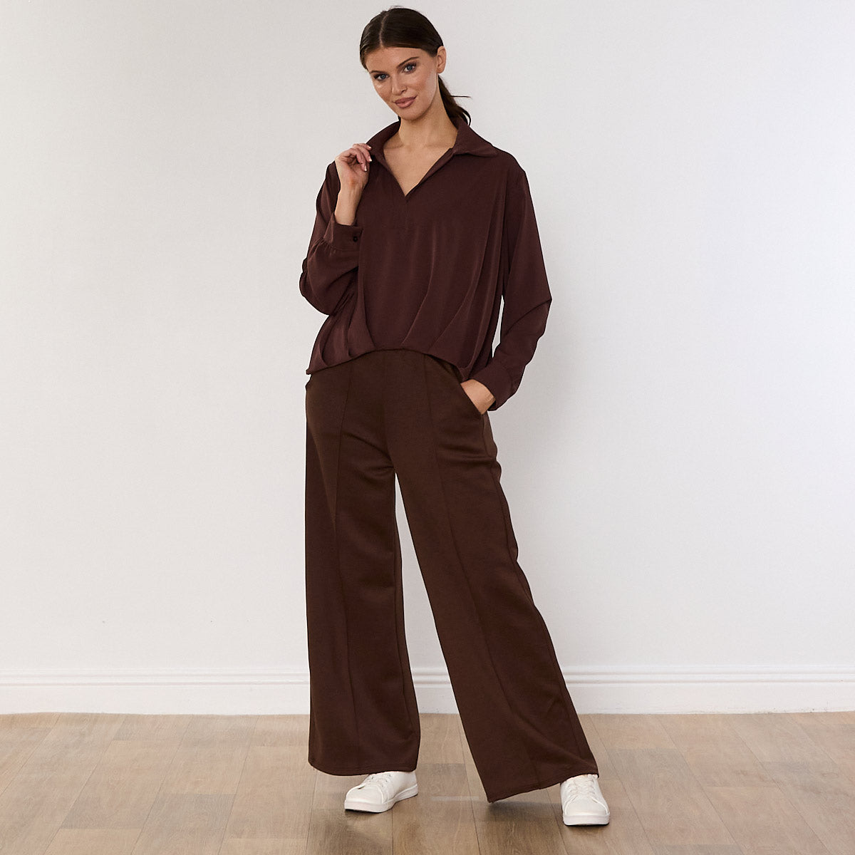 Kirsten Top (Brown)