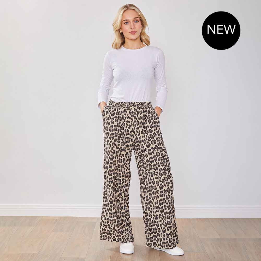 Lara Trousers (Leopard)