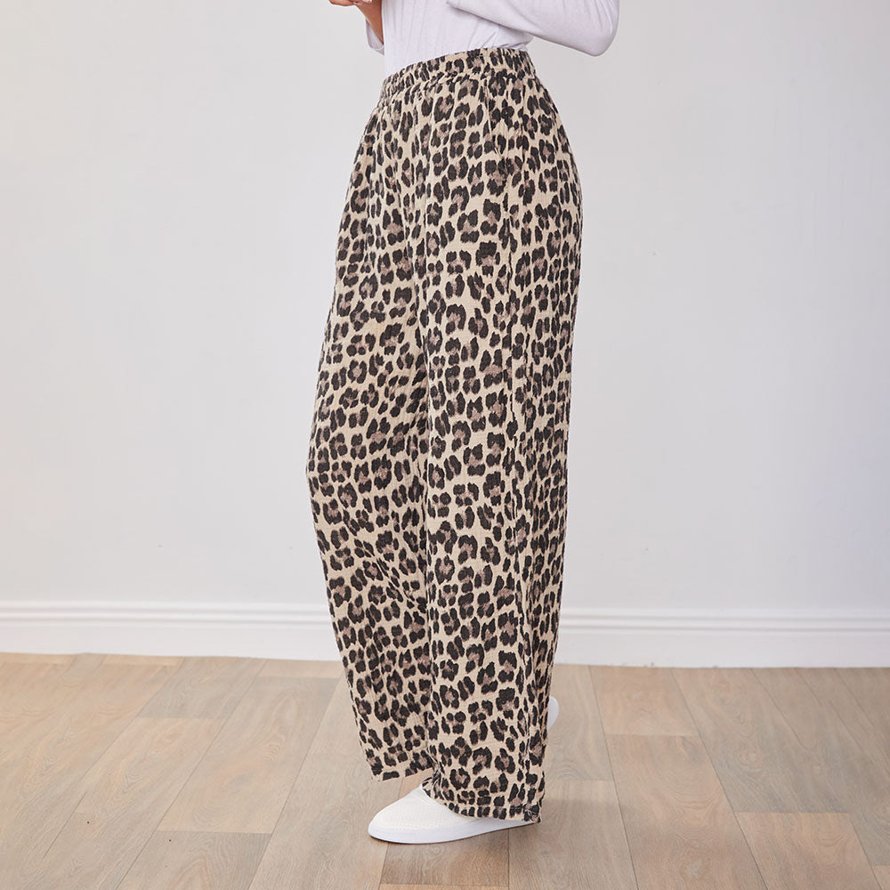 Lara Trousers (Leopard)