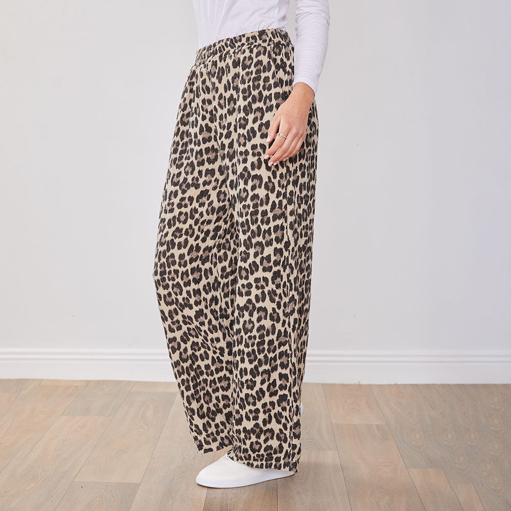 Lara Trousers (Leopard)