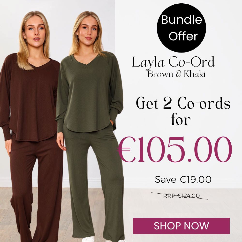 Layla Co-Ord (Brown & Khaki) for €105.00