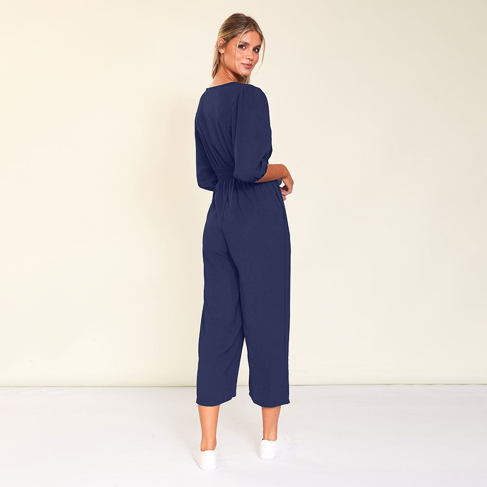 Navy jumpsuit store size 20