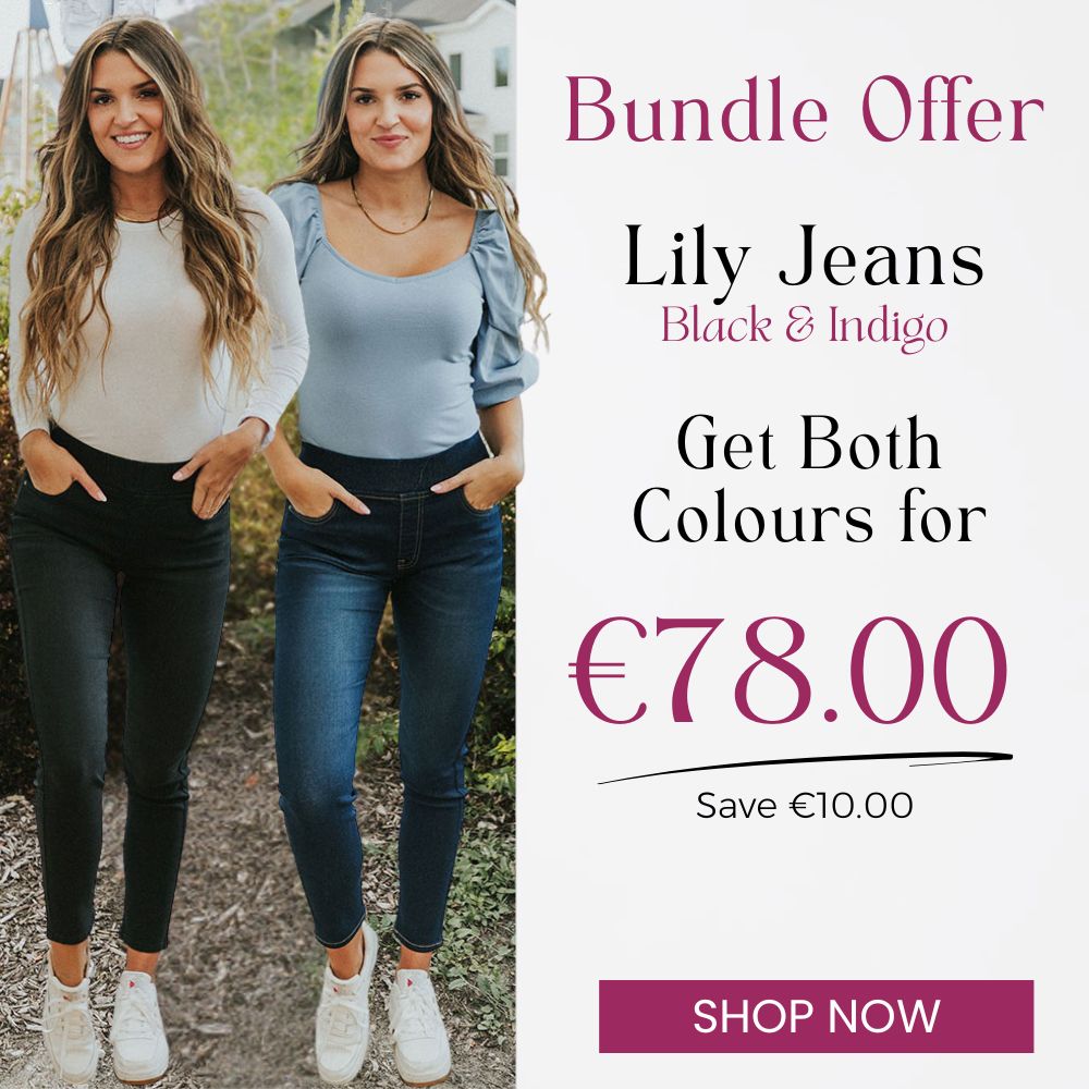 Lily Jeans (Black & Indigo) for €78