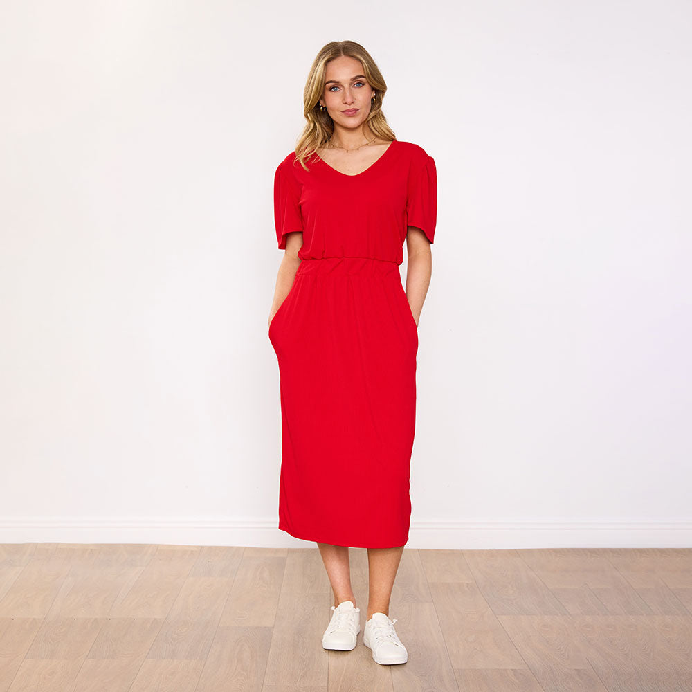 Lois Dress (Red)
