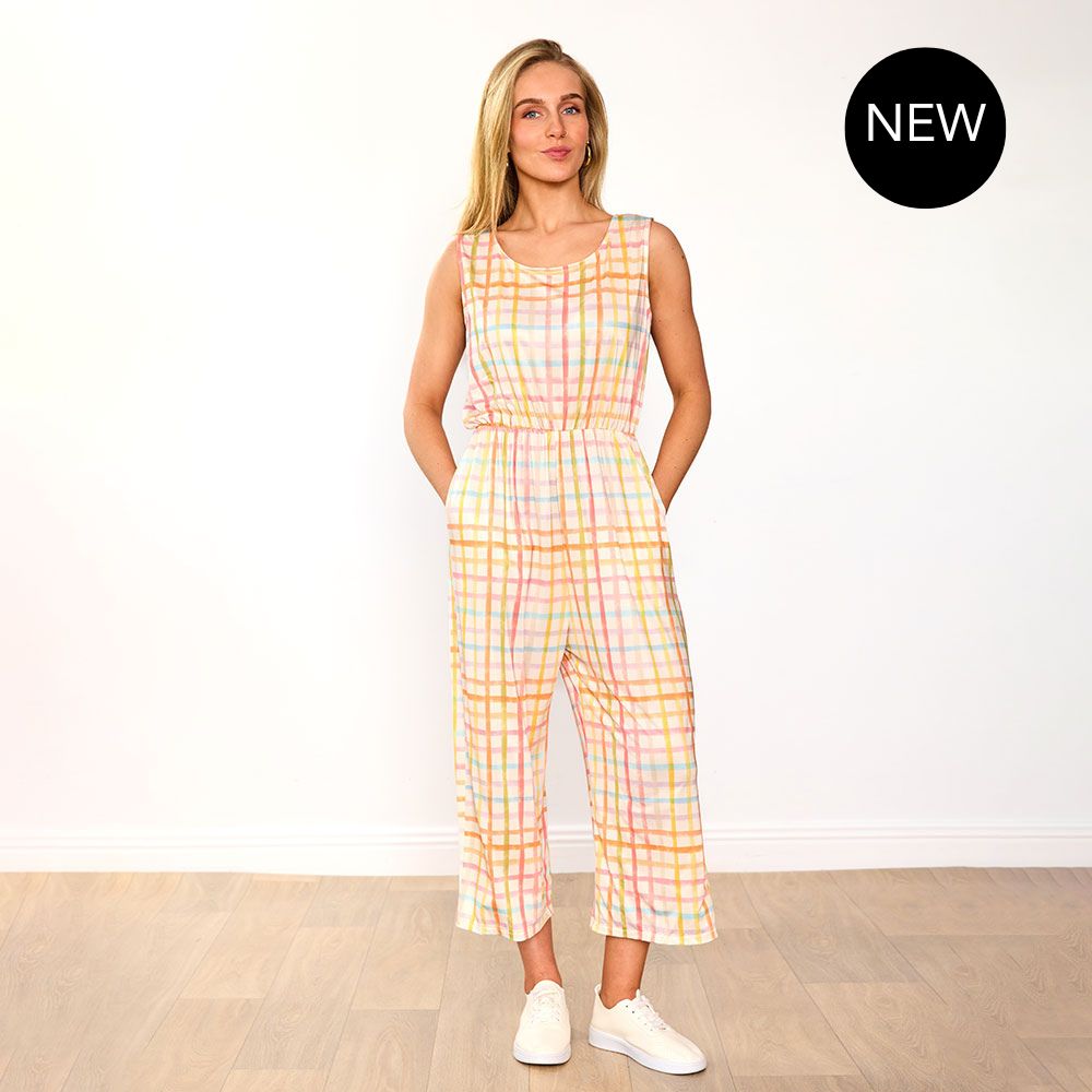 Lottie Jumpsuit (Pastel Yellow)