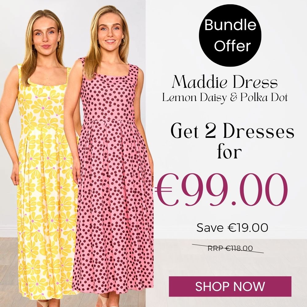 Maddie Dress (Lemon Daisy) &  (Polka Dot) for €99.00