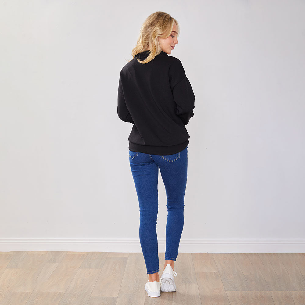 Mandy Hoody (Black Studs)
