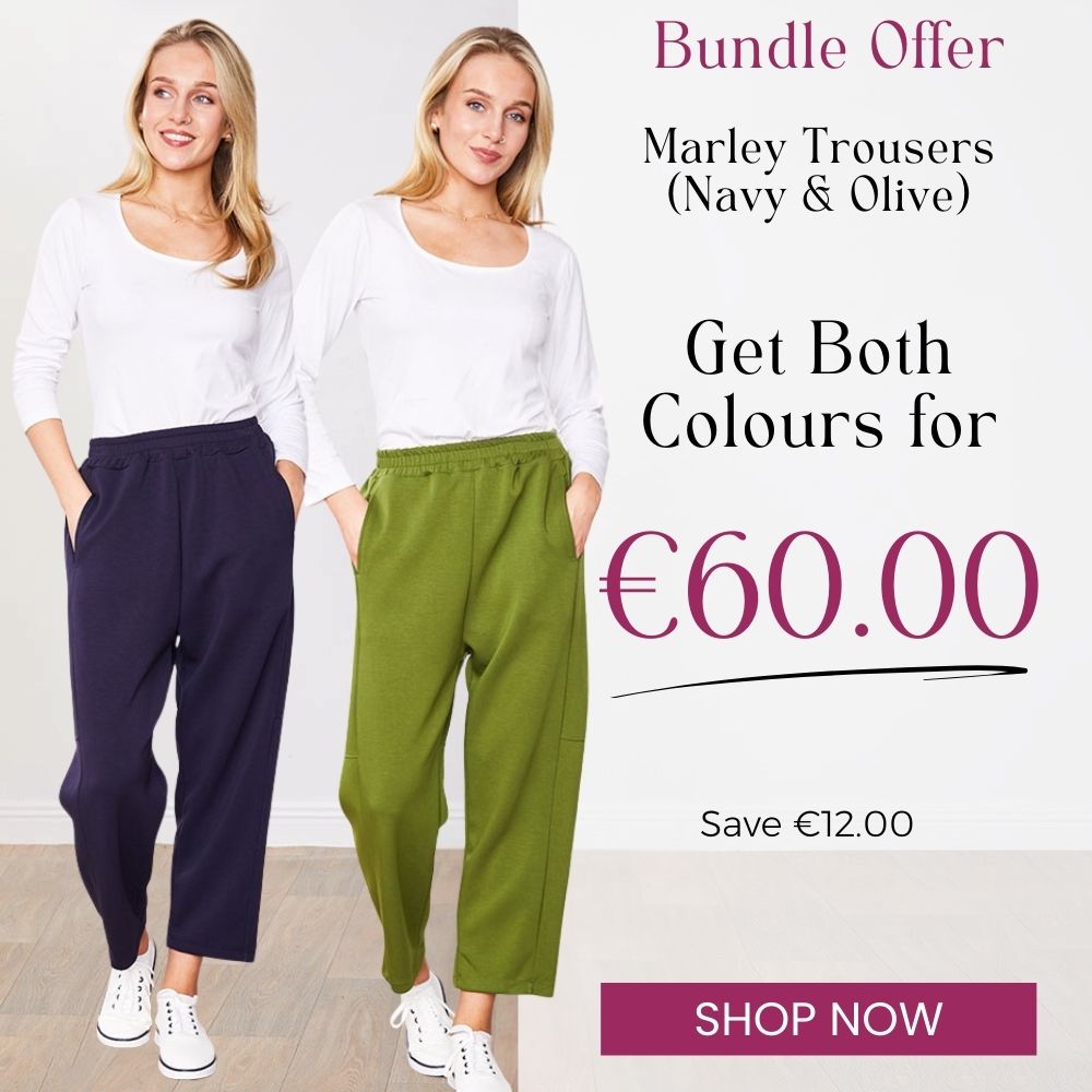 Marley Trousers Navy & Olive (2 for €60)