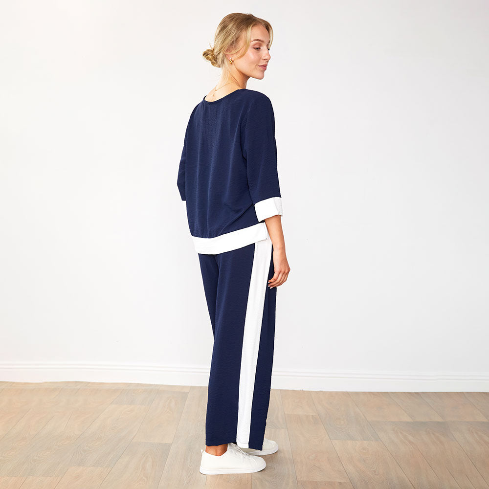 Mia Co-ord (Navy/White)
