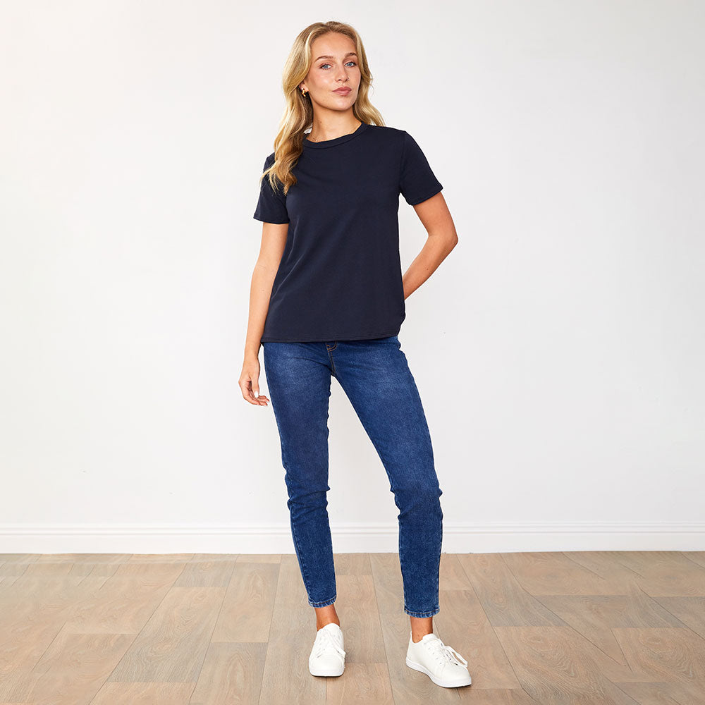 Mila Top (Navy)