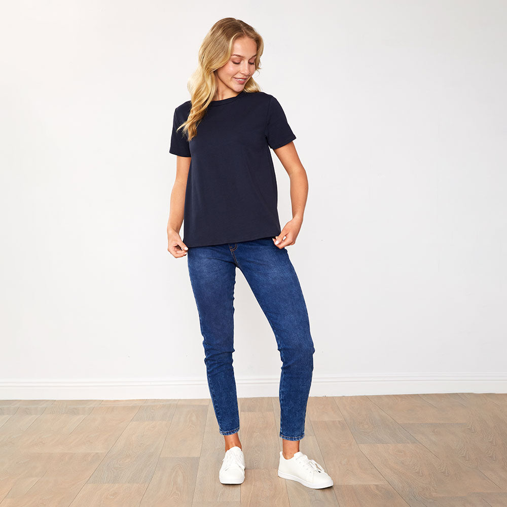 Mila Top (Navy)