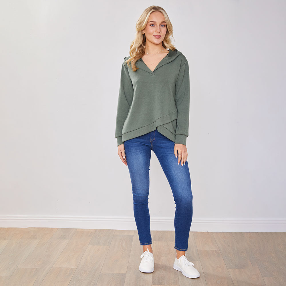 Miranda Hoody Khaki & Navy (2 for €68)