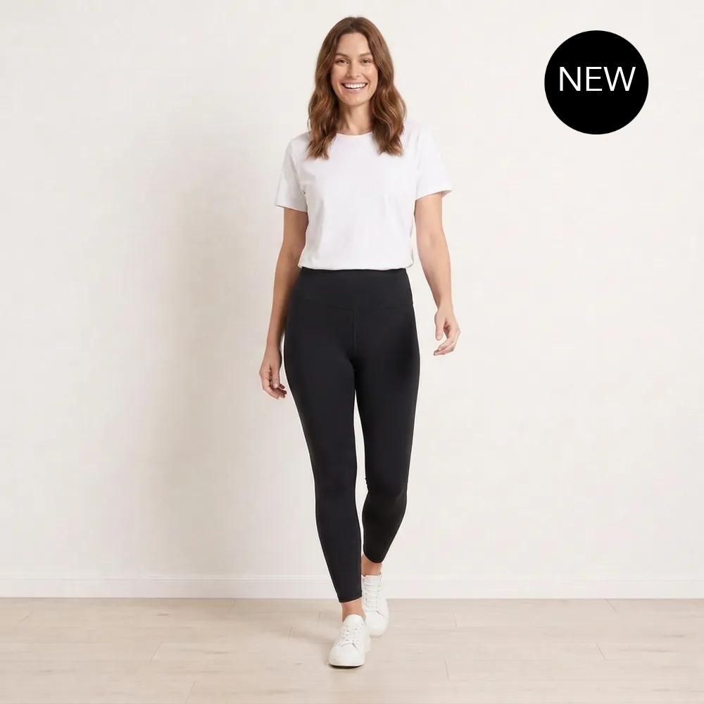 Mona Fleece Leggings (Black)