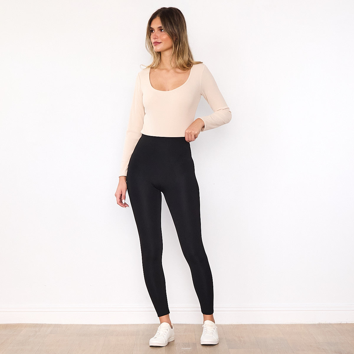 Mona Fleece Leggings (Black)