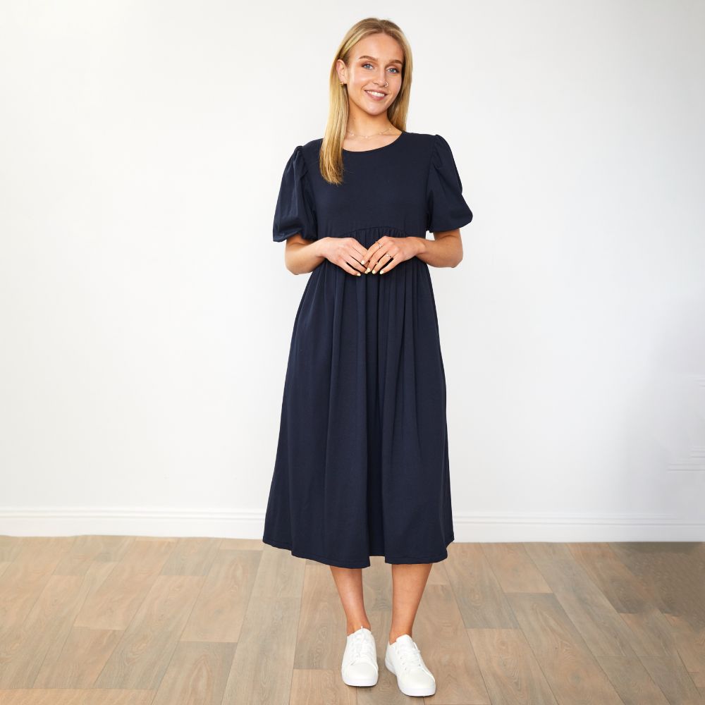 Toni Dress (Navy)