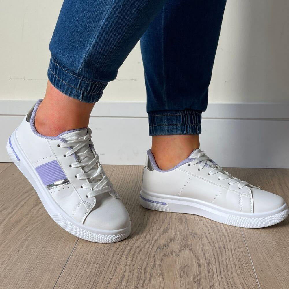 Nessa Sneakers (Purple) - The Casual Company