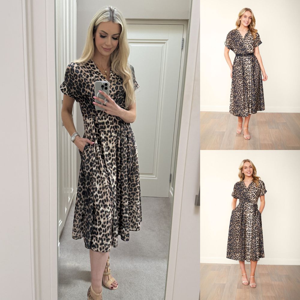Kennedy Dress (Leopard)