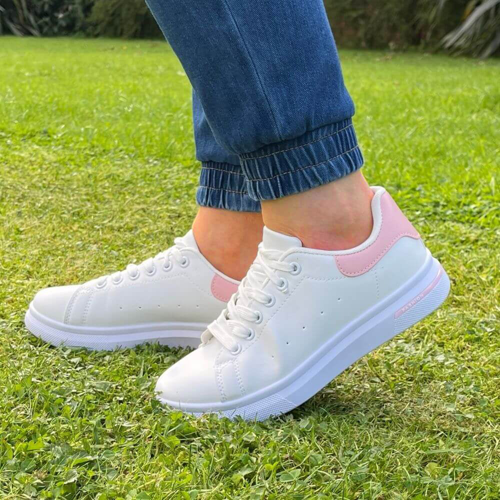 Niamh Sneakers (Pink) - The Casual Company