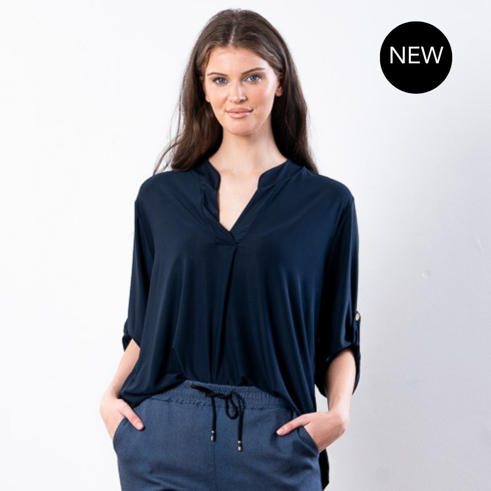 Sharlene Top (Navy)