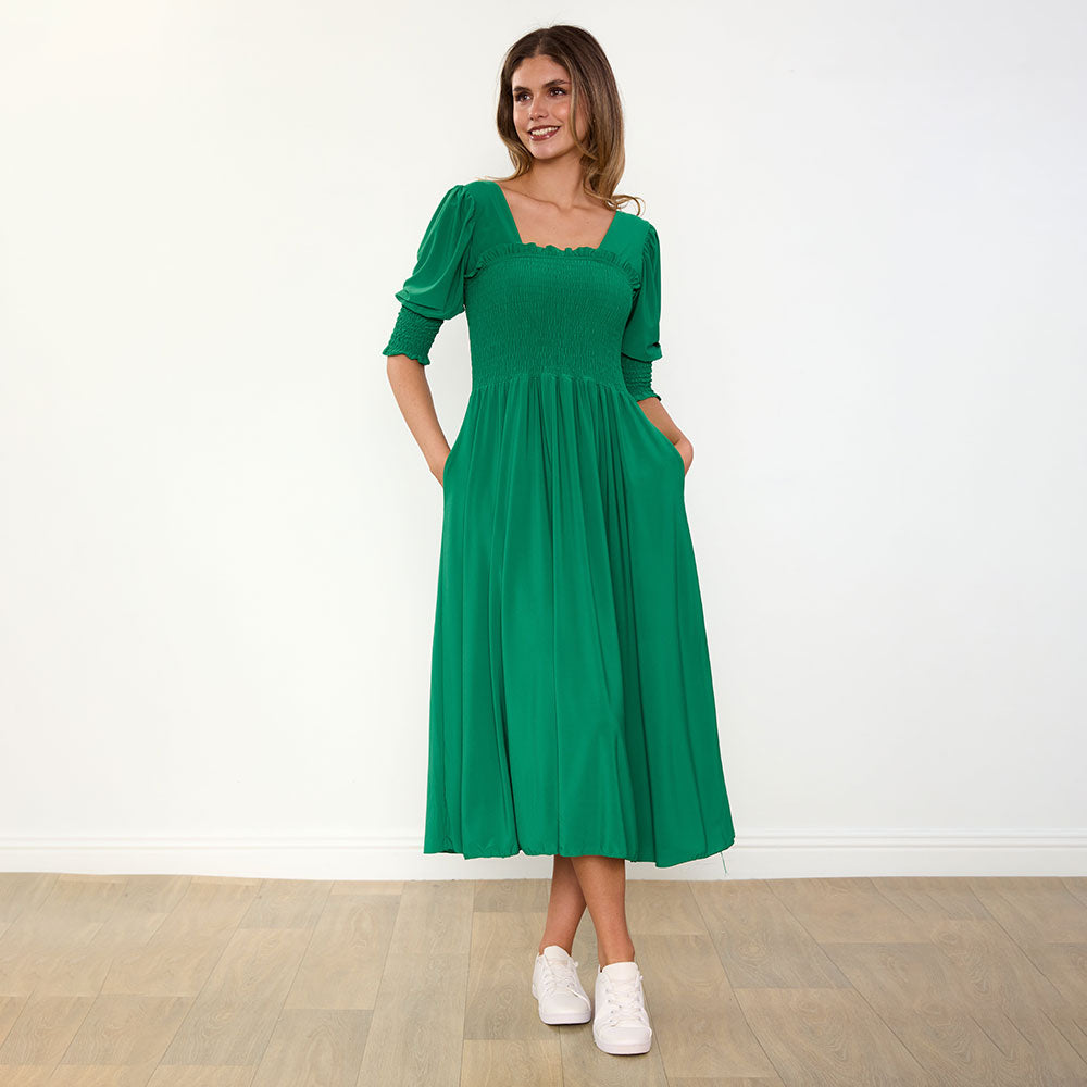 Pixie Dress in green – women's dress – view 3