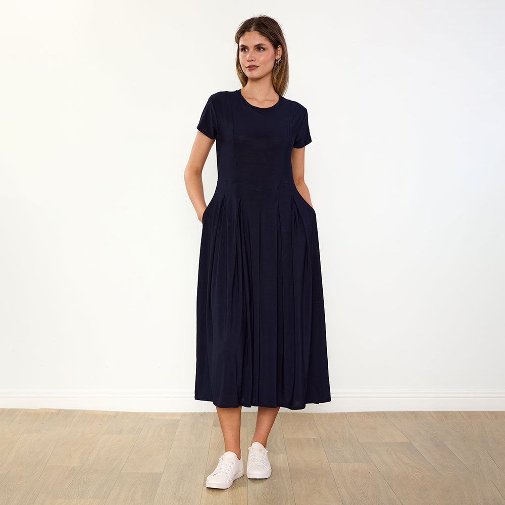 Polly Dress (Navy)