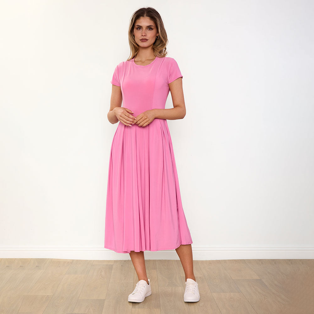 Polly Dress in pink – women's dress – view 4