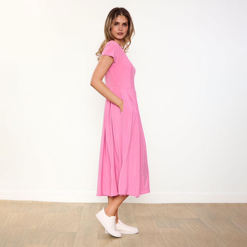 Polly Dress in pink – women's dress – view 14