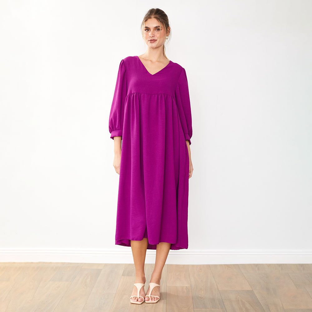 Porcha Dress (Berry)