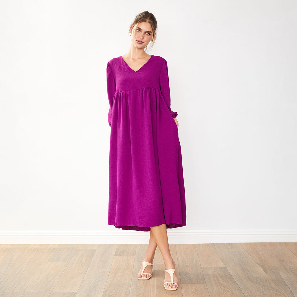 Porcha Dress (Berry)