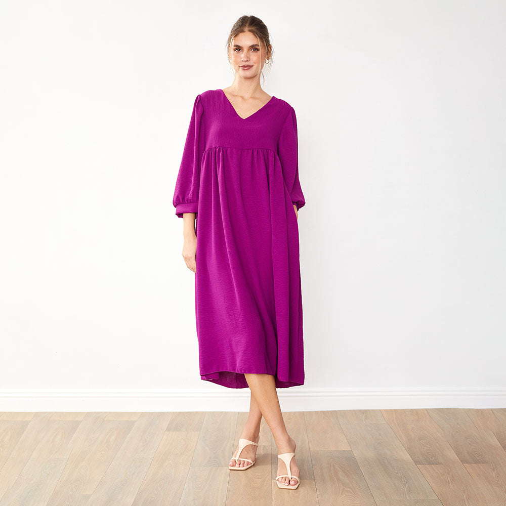 Porcha Dress (Berry)