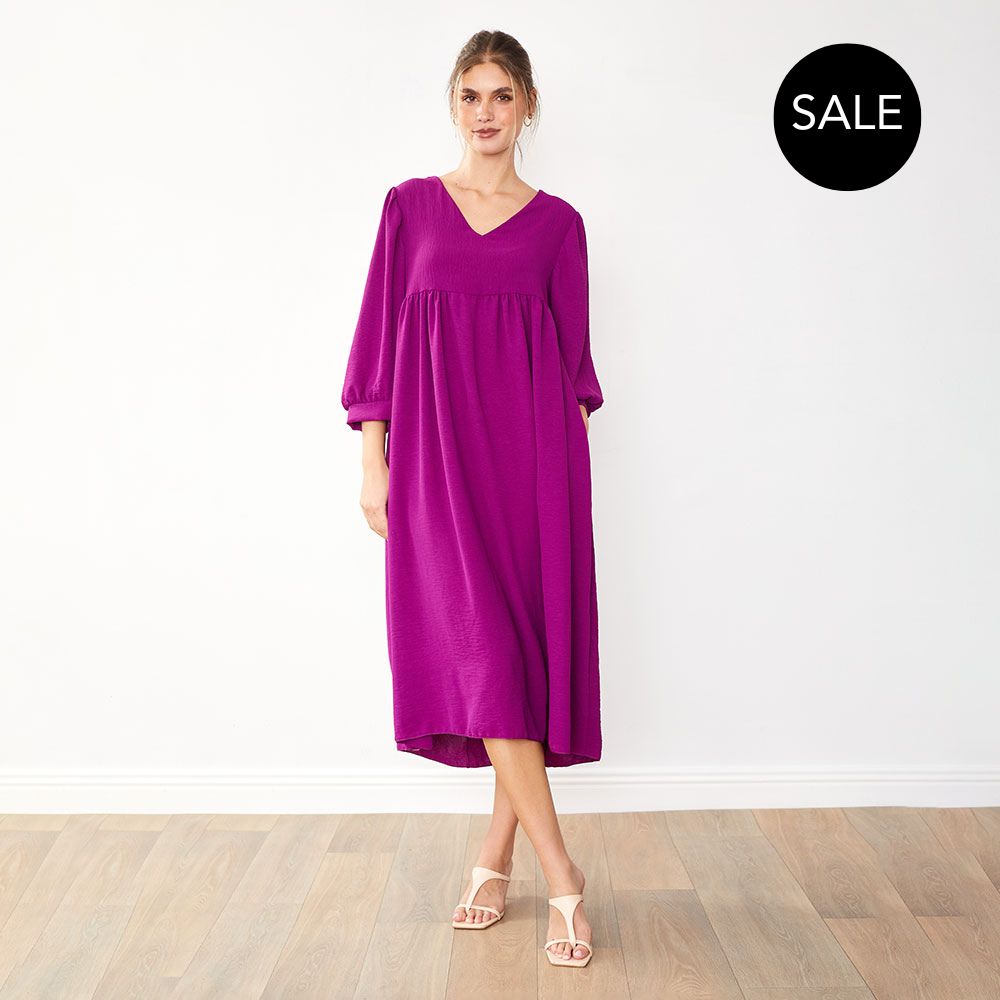 Porcha Dress (Berry)