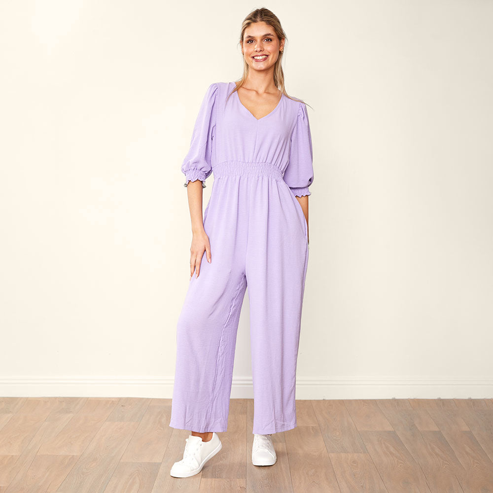 Regina Jumpsuit Lilac & Pink (2 for €68)