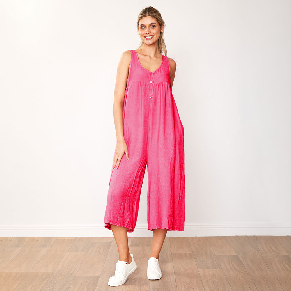 Pink dress jumpsuit on sale