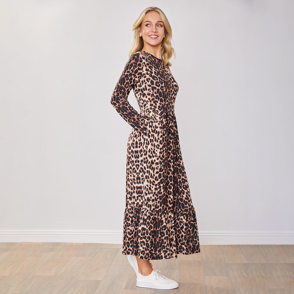 Sabrina Dress (Leopard)