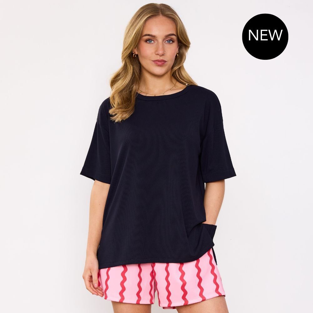 Roma Top (Navy)