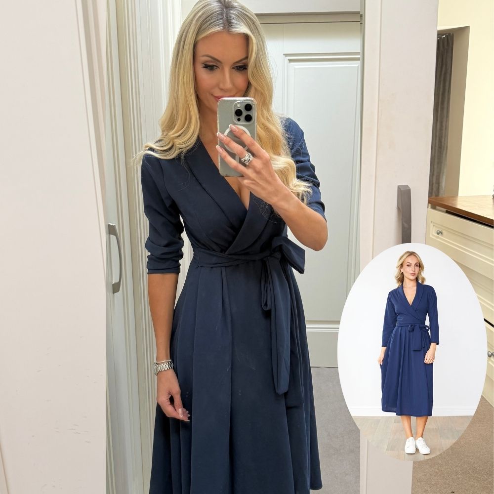 Lorene Dress (Navy)