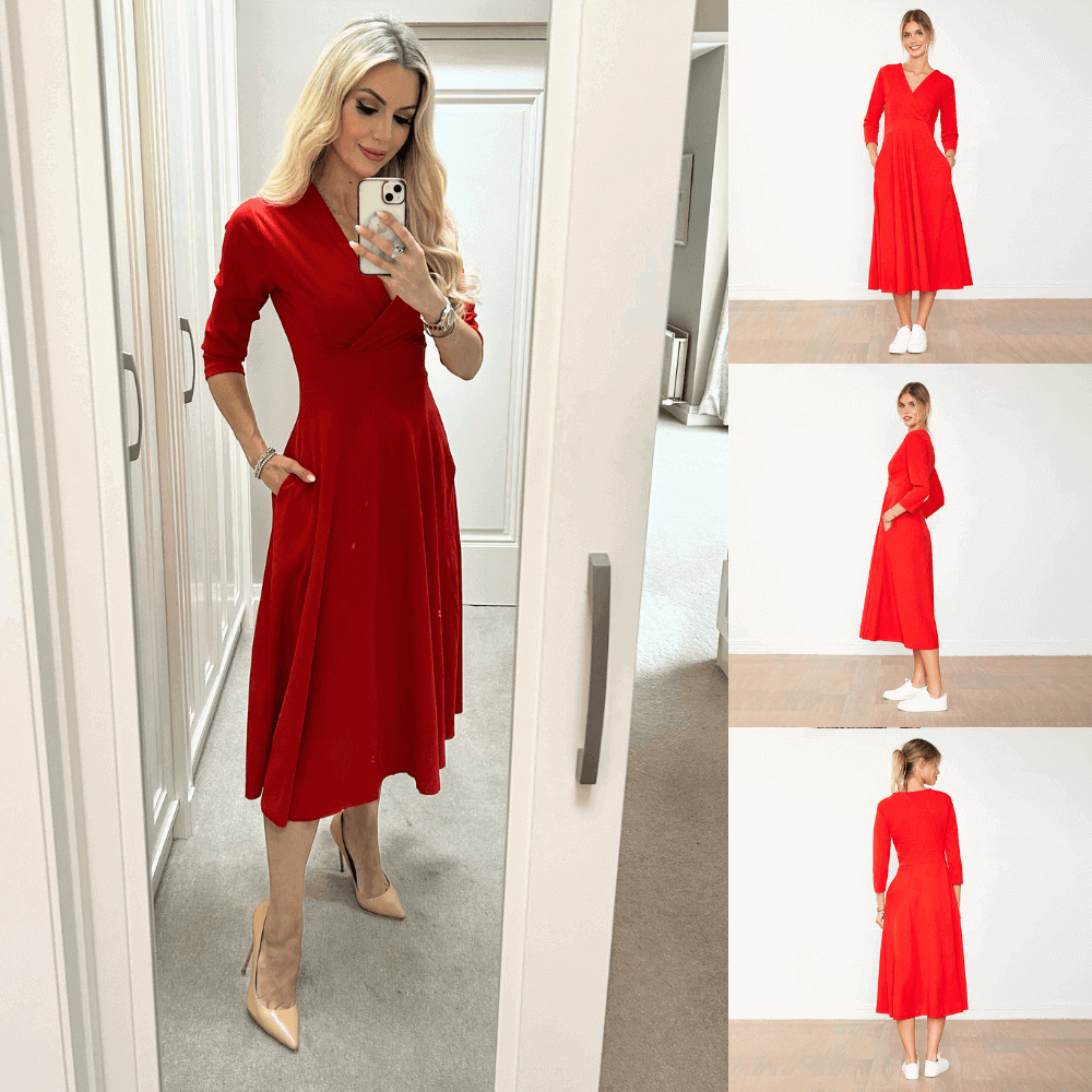 Kimi Dress (Red)