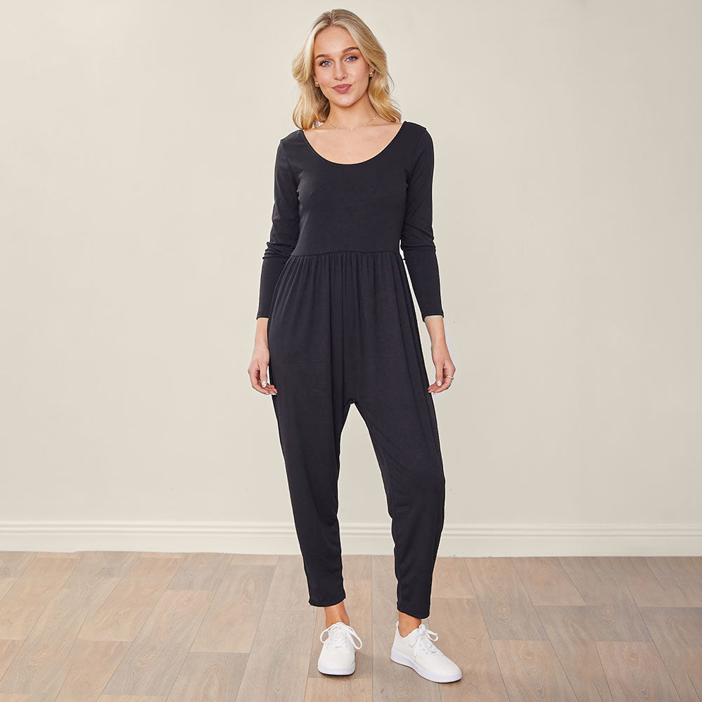 Sage Jumpsuit (Black)