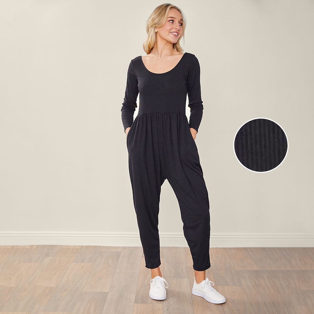 Sage Jumpsuit (Black)