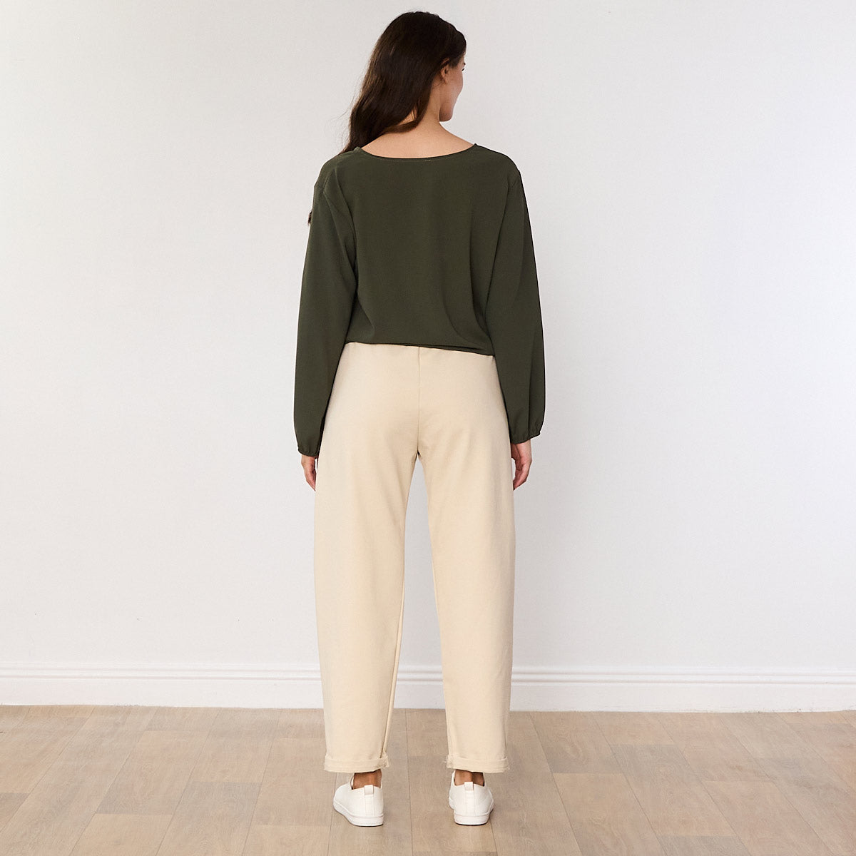 Sandra Tie Top (Khaki)