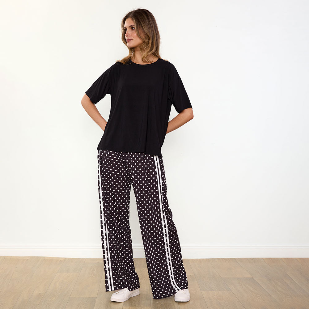 Sheena Co-Ord (Black/Polka Dot)
