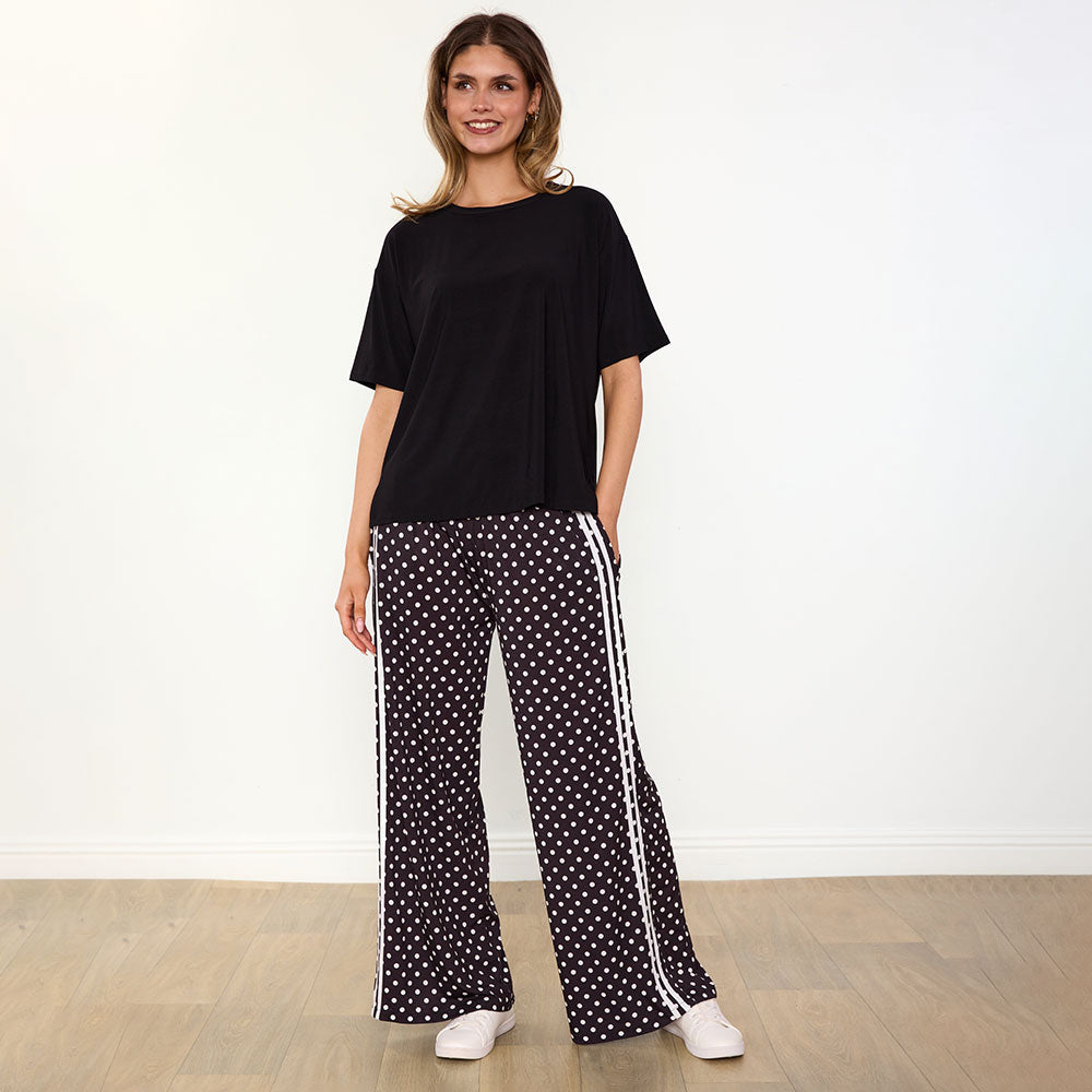 Sheena Co-Ord (Black/Polka Dot)