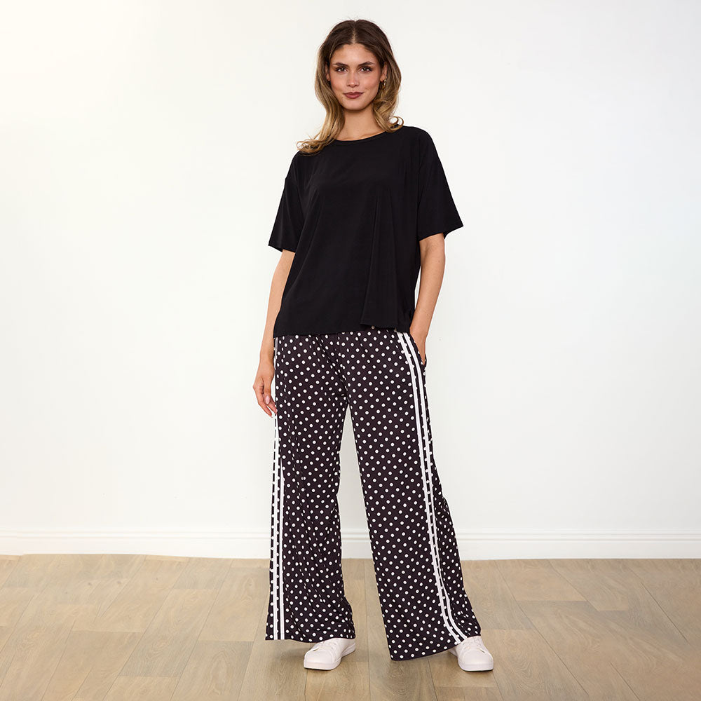 Sheena Co-Ord (Black/Polka Dot)