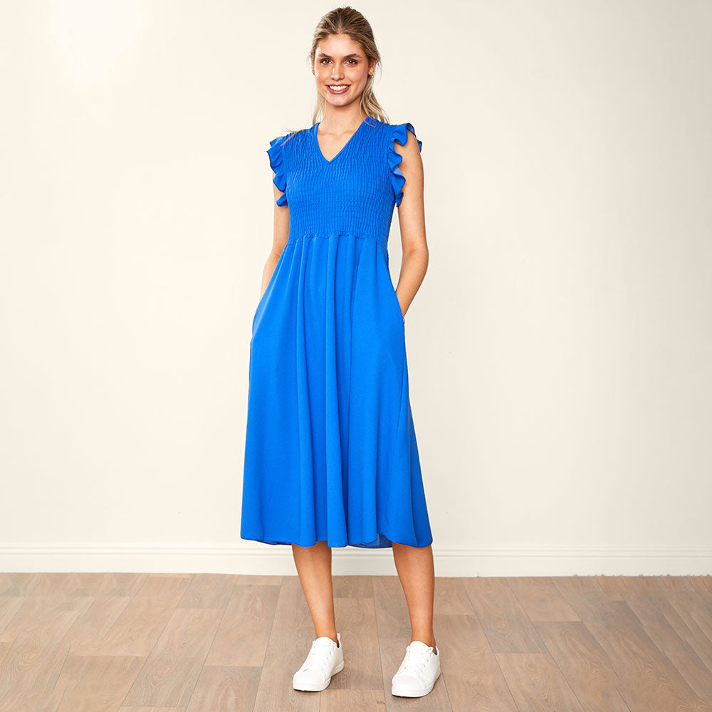 Sienna Dress Blue & Pink (2 for €76)