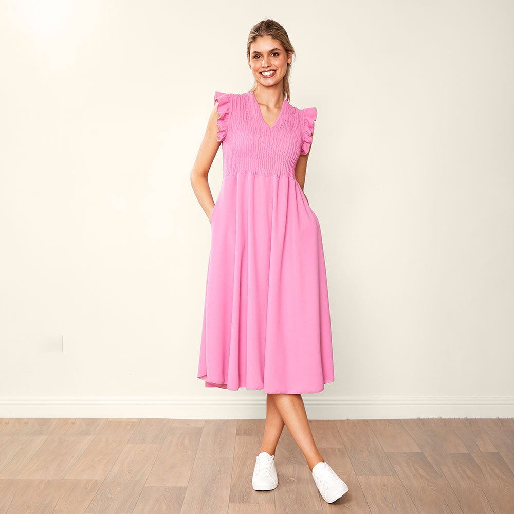 Sienna Dress (Pink)