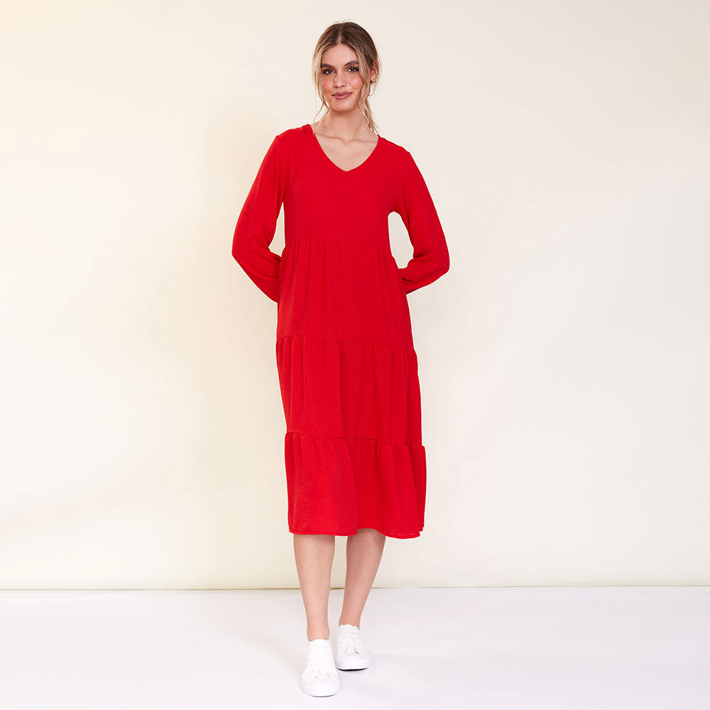 Sofia Dress (Red)