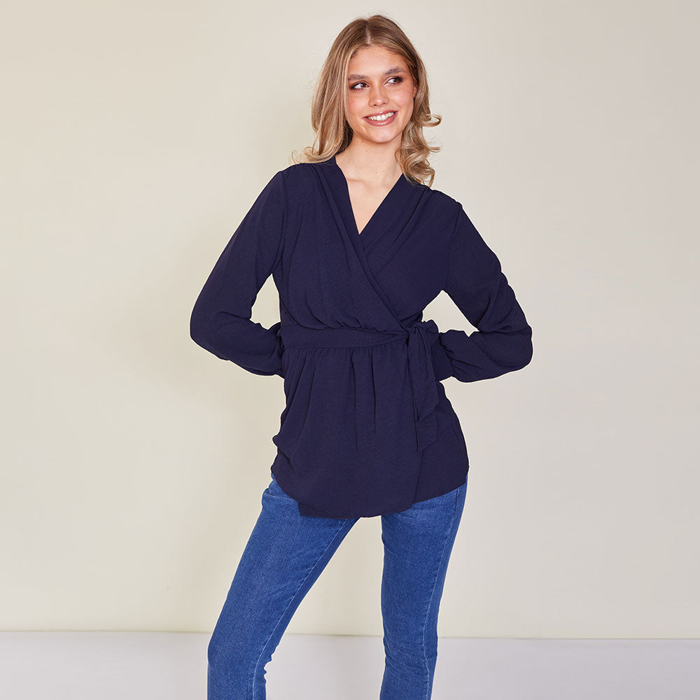 Talia Top (Navy)