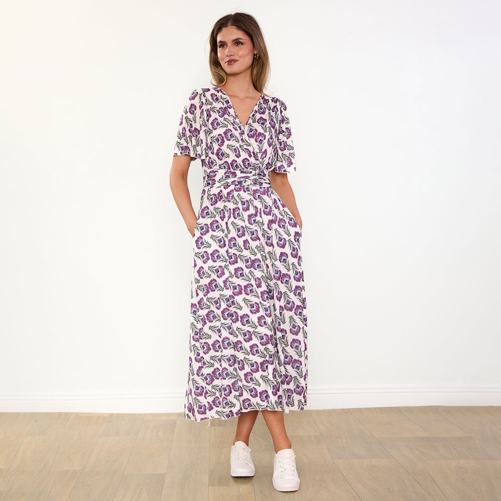 Teagan Dress (Safflower Lilac)