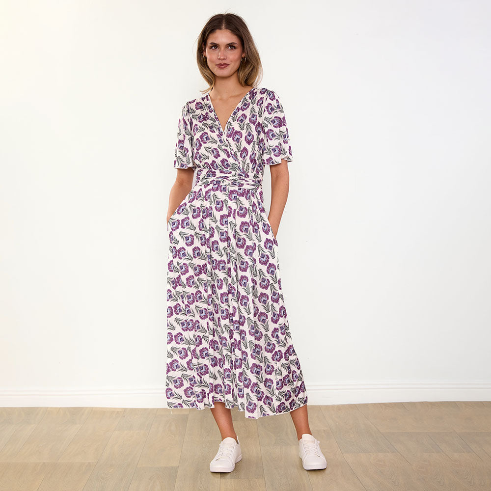 Teagan Dress (Safflower Lilac)